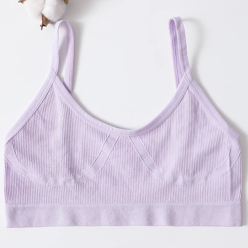 Women, Soft Sports Tube Bra, Sexy Lingerie, Low Back Crop Top