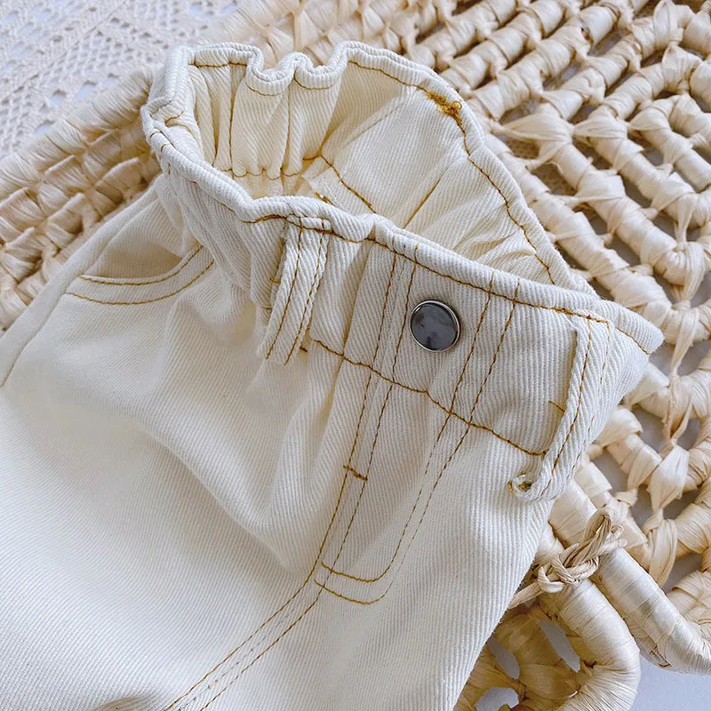 Autumn Kids Denim Jeans, Straight Pants for Baby Girls & Boys
