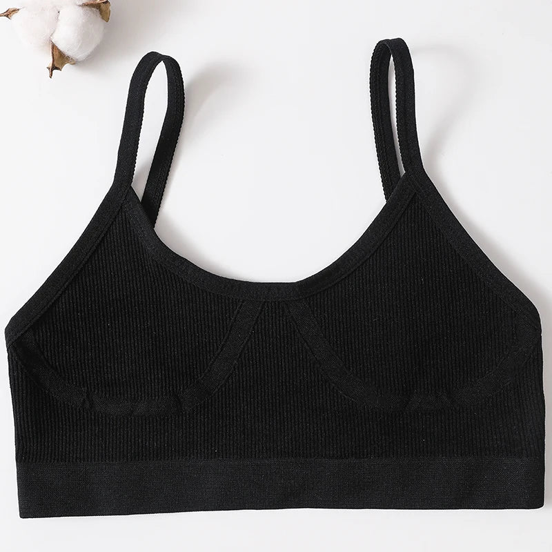 Women, Soft Sports Tube Bra, Sexy Lingerie, Low Back Crop Top
