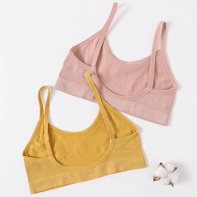 Women, Soft Sports Tube Bra, Sexy Lingerie, Low Back Crop Top