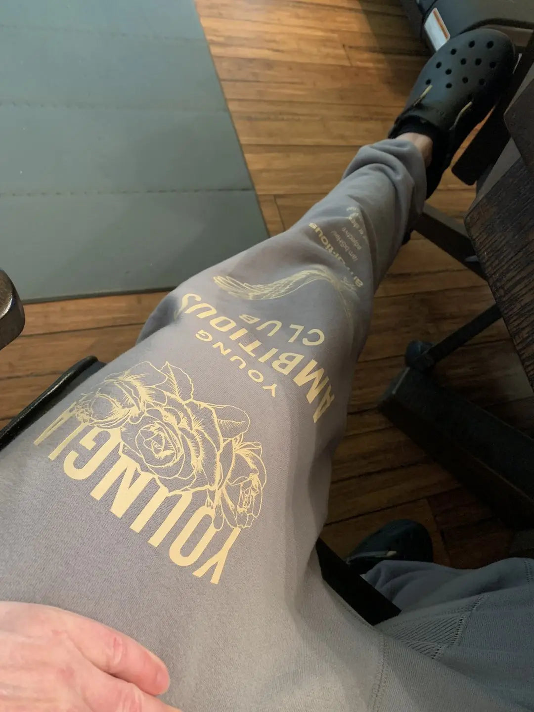Men's Eagle Print Sweatpants, American Style Athleisure Gym & Running Trousers