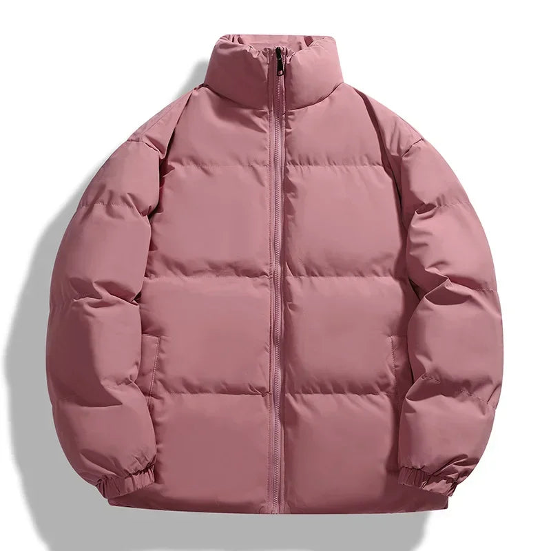 Winter Men's Jacket Casual Parka Thicken Warm Outerwear with Zipper