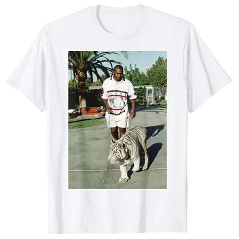 Mike Boxing Legend Vintage T-Shirt Retro Graphic Short Sleeve Tee