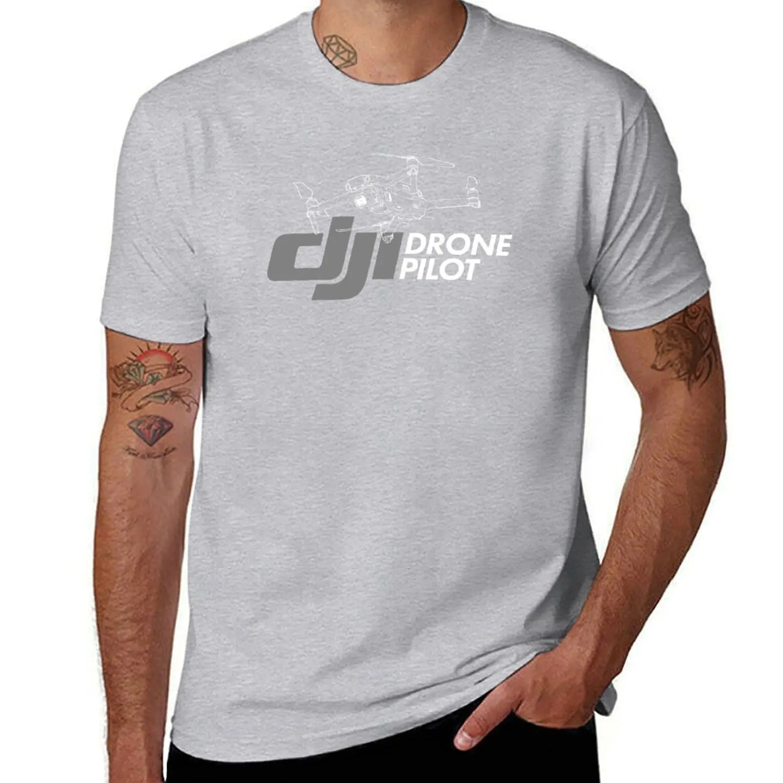 Drone Pilot Anime T-Shirt New Edition Men's Tee