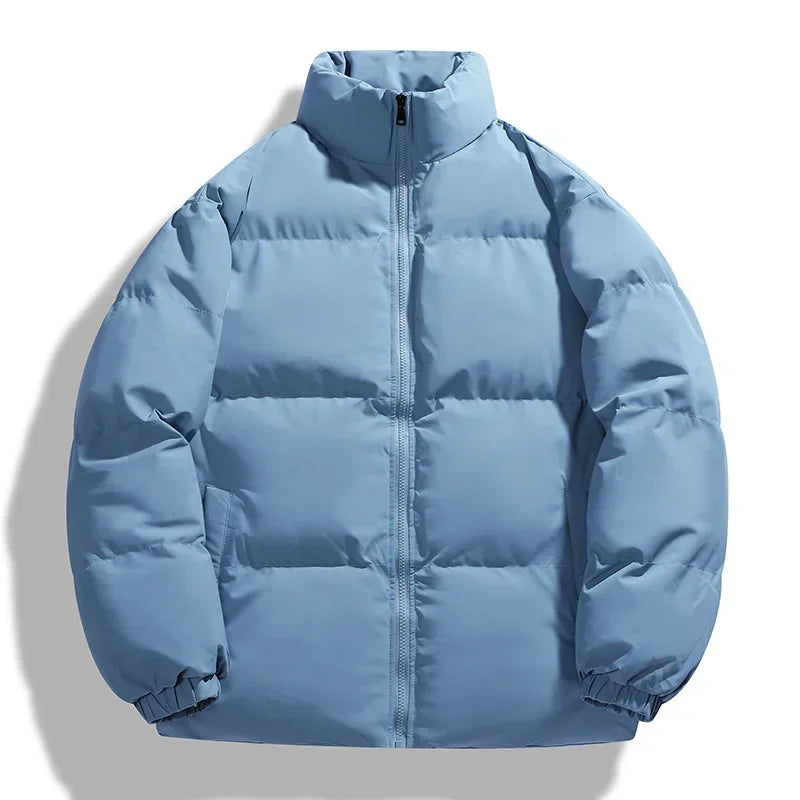 Winter Men's Jacket Casual Parka Thicken Warm Outerwear with Zipper