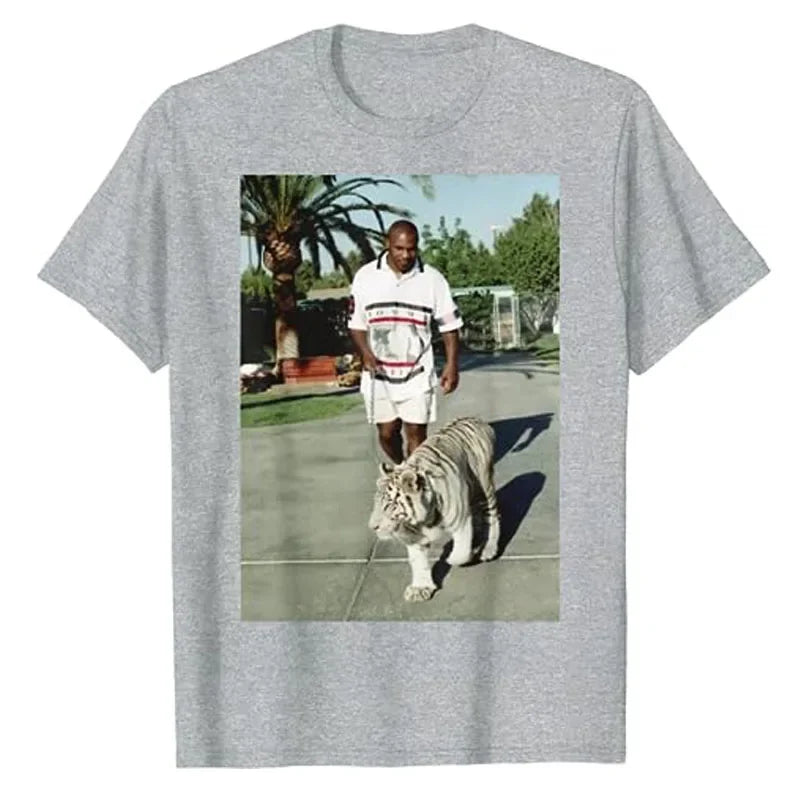 Mike Boxing Legend Vintage T-Shirt Retro Graphic Short Sleeve Tee