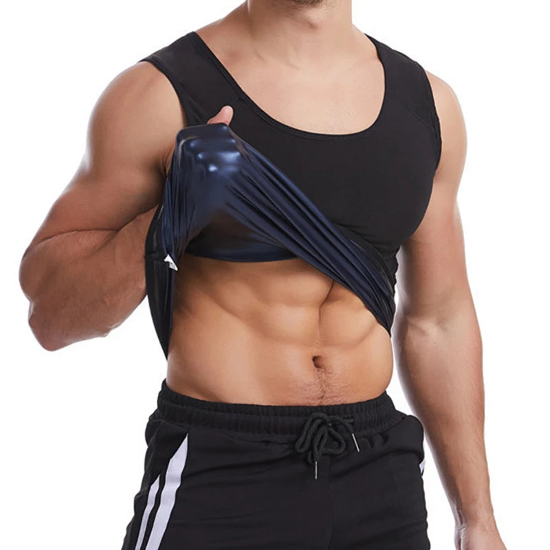 Sauna Sweat Suit Vest | Weight Loss Workout Shirt for Men & Women