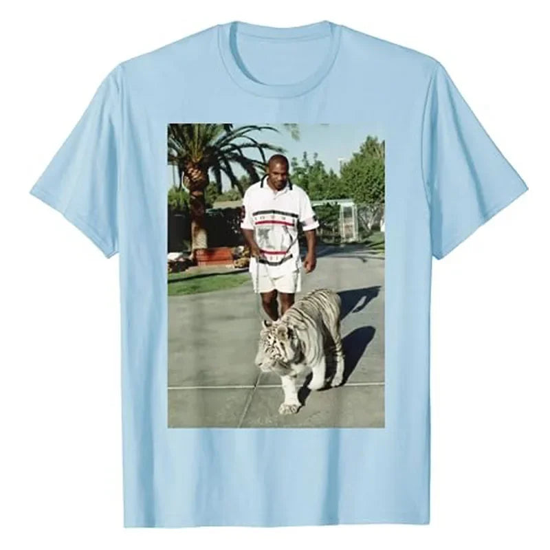Mike Boxing Legend Vintage T-Shirt Retro Graphic Short Sleeve Tee