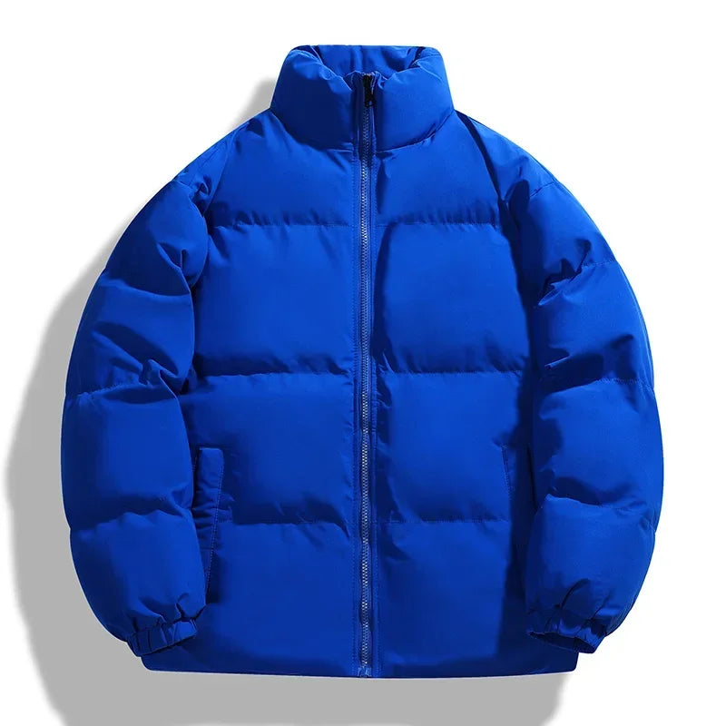 Winter Men's Jacket Casual Parka Thicken Warm Outerwear with Zipper