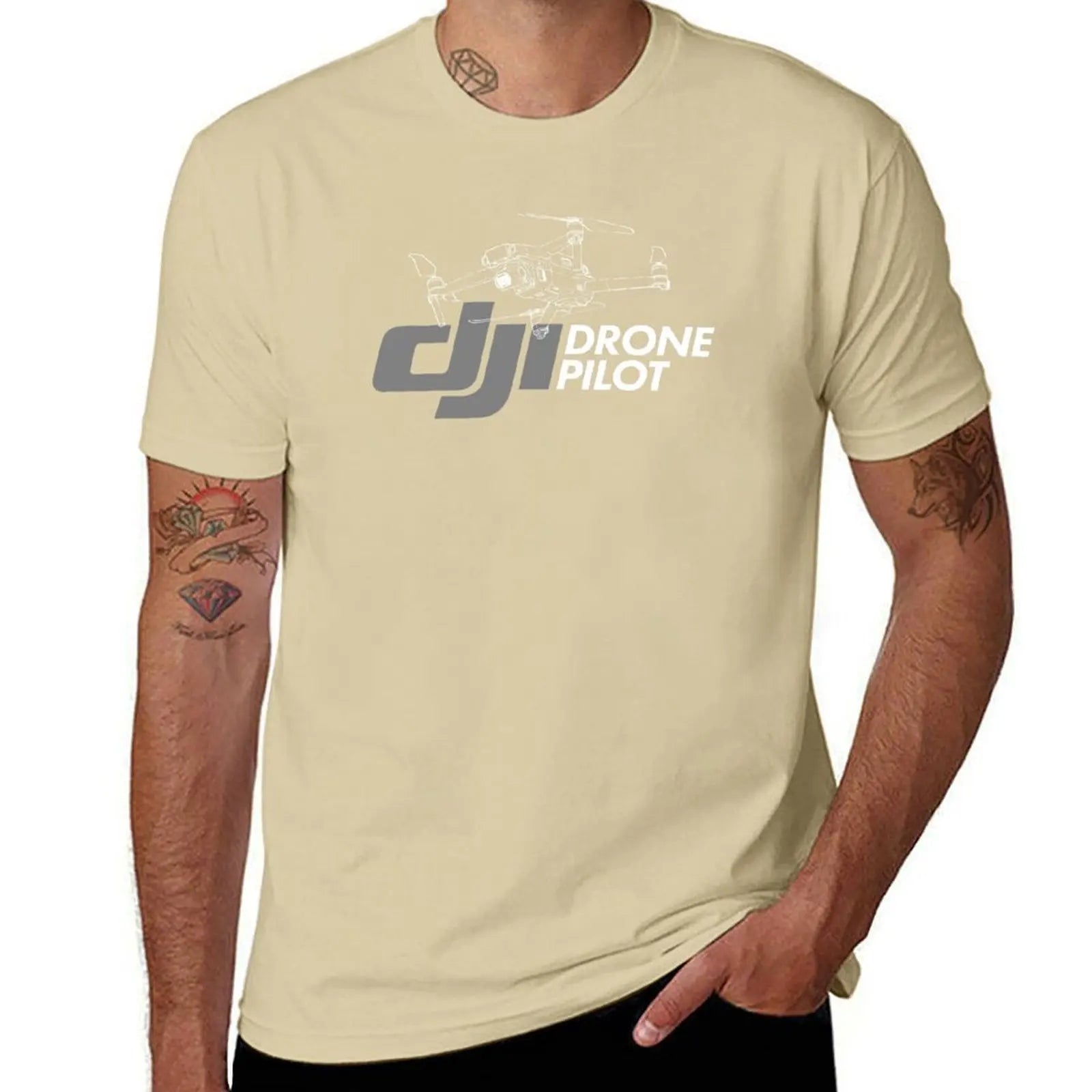 Drone Pilot Anime T-Shirt New Edition Men's Tee