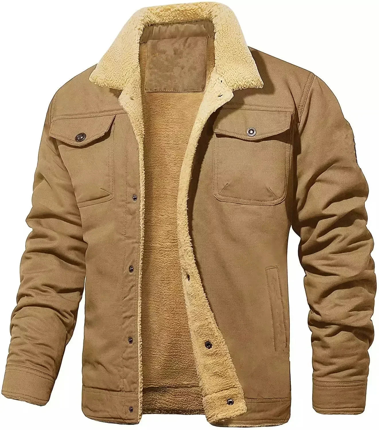 2024 Customizable Pleated Collar Jacket Coat