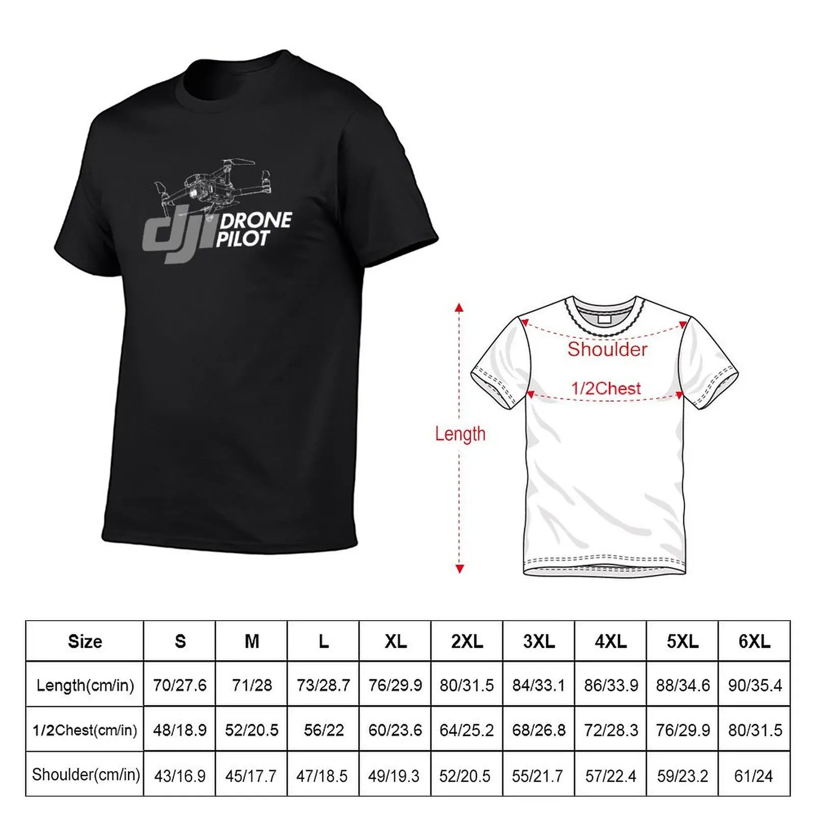 Drone Pilot Anime T-Shirt New Edition Men's Tee