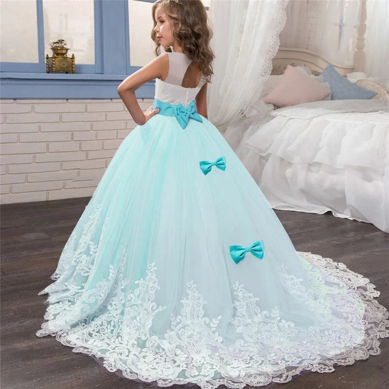 Red Christmas Dress for Girls, Formal Pageant Gown (Kids & Teens)