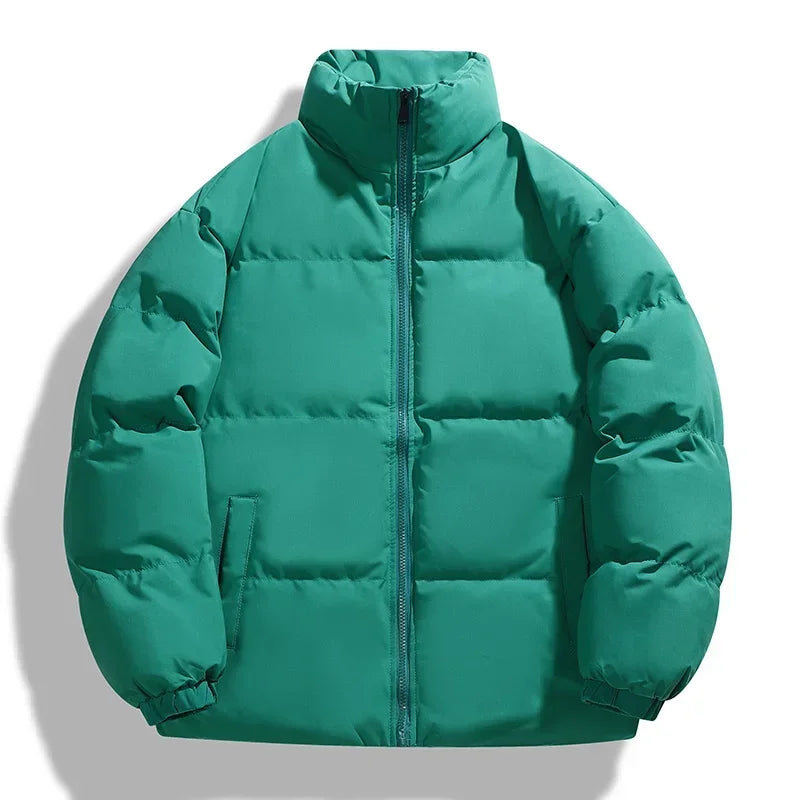 Winter Men's Jacket Casual Parka Thicken Warm Outerwear with Zipper