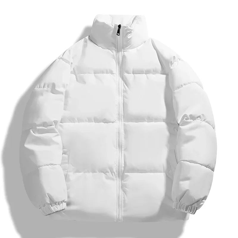 Winter Men's Jacket Casual Parka Thicken Warm Outerwear with Zipper