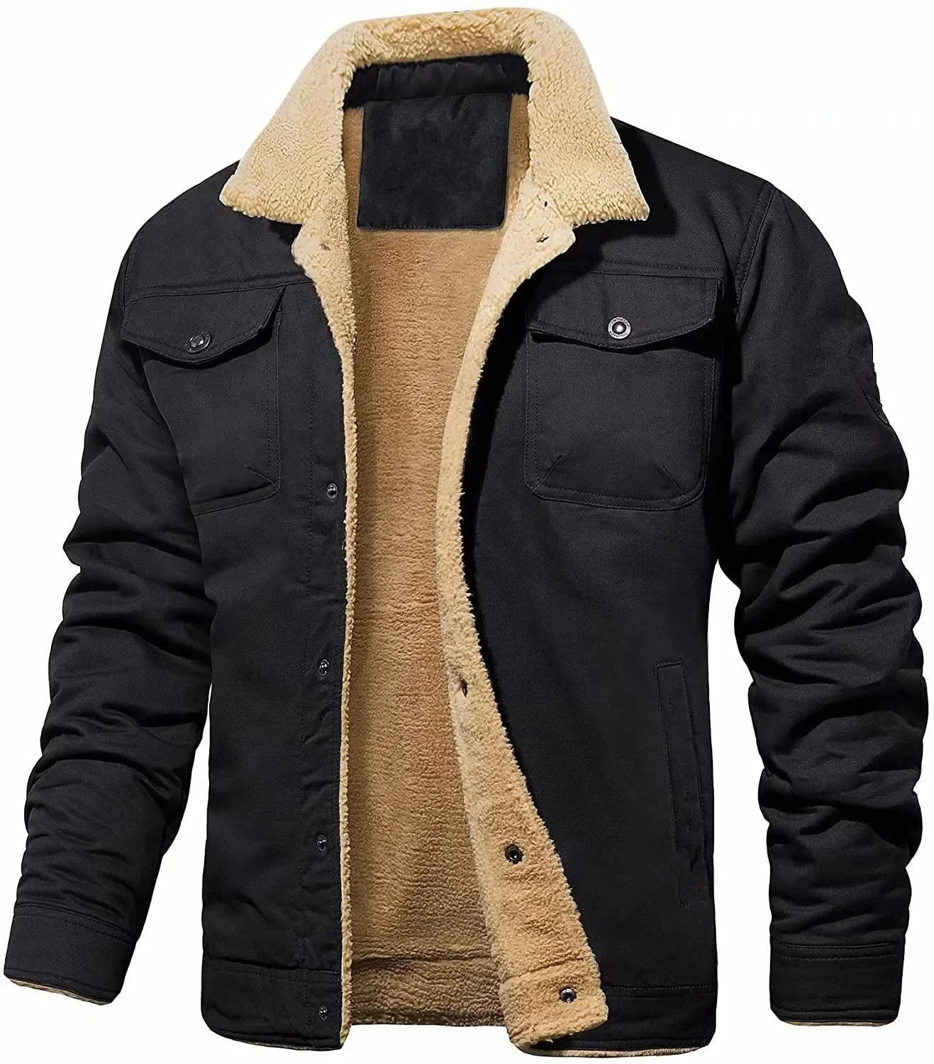 2024 Customizable Pleated Collar Jacket Coat