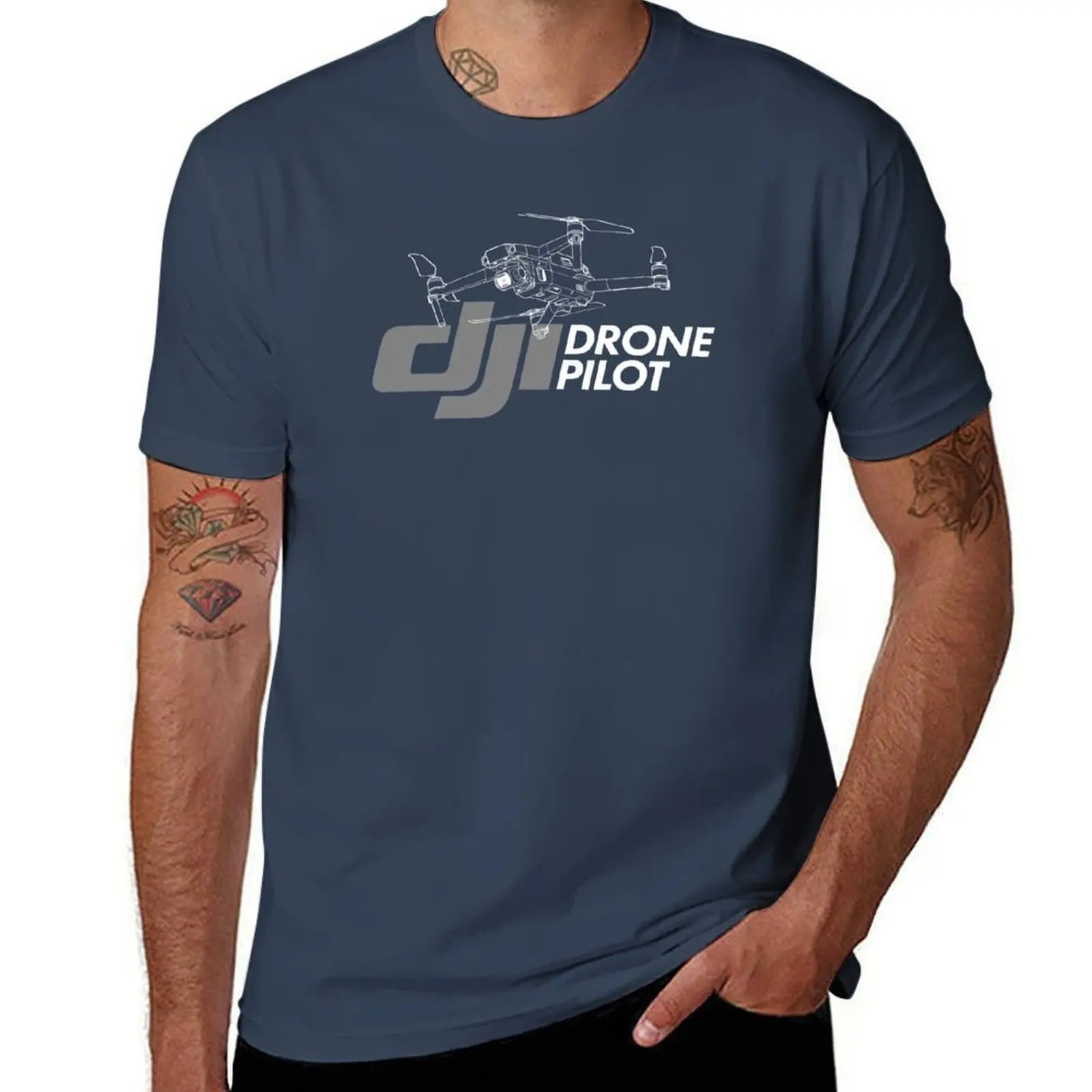 Drone Pilot Anime T-Shirt New Edition Men's Tee
