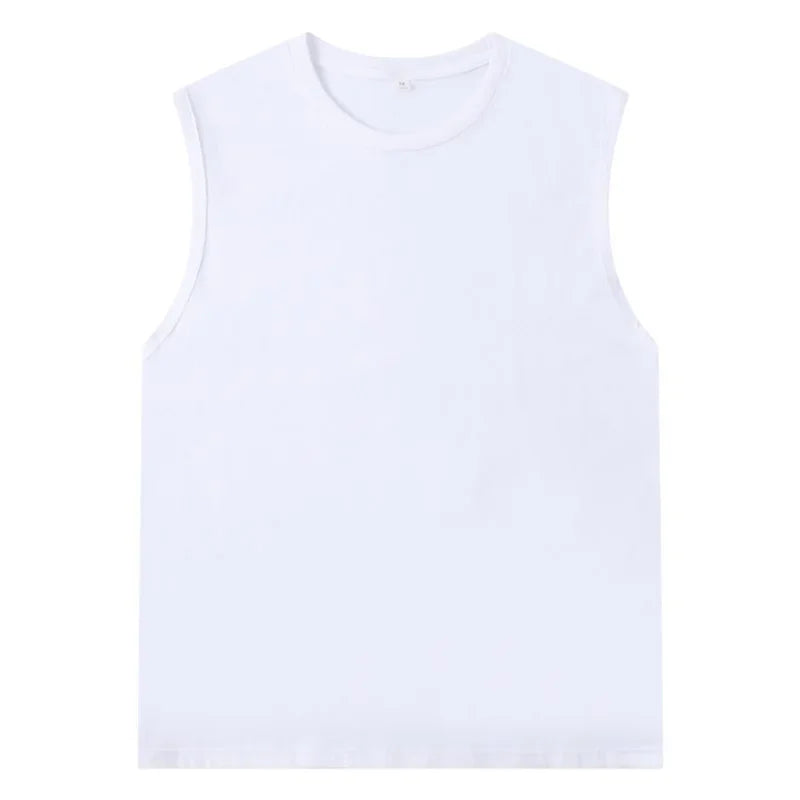 MRMT 180g Cotton Sleeveless T-Shirt Men's Athleisure Fitness Vest