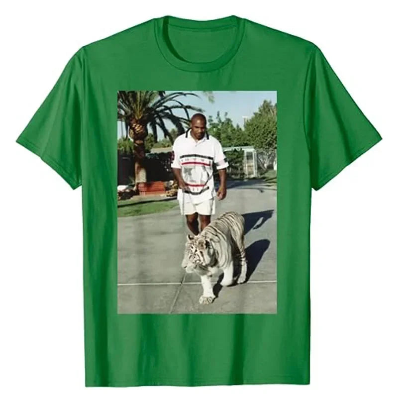 Mike Boxing Legend Vintage T-Shirt Retro Graphic Short Sleeve Tee