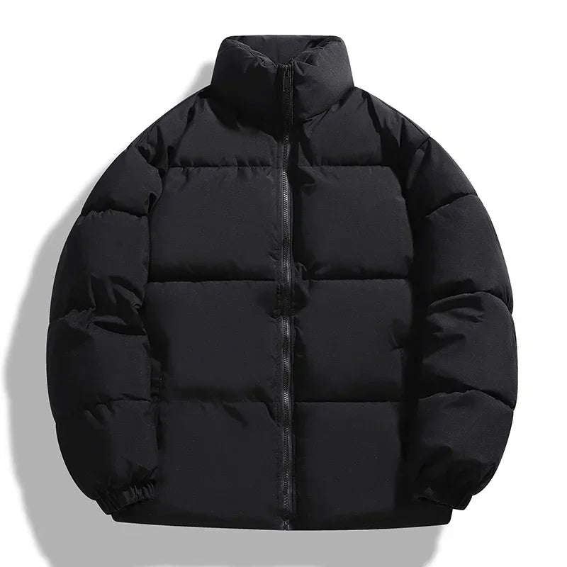 Winter Men's Jacket Casual Parka Thicken Warm Outerwear with Zipper