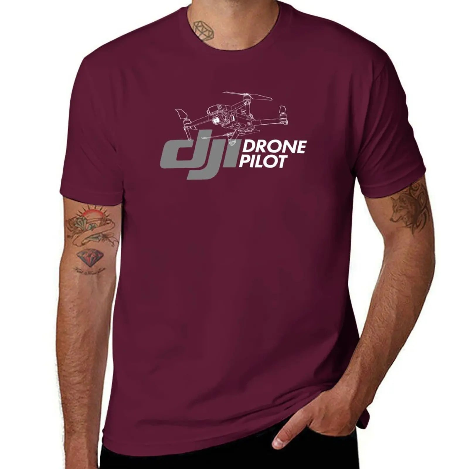 Drone Pilot Anime T-Shirt New Edition Men's Tee