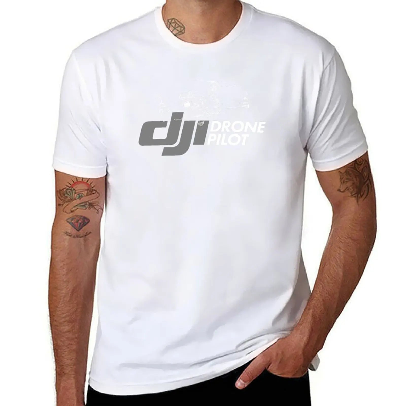 Drone Pilot Anime T-Shirt New Edition Men's Tee