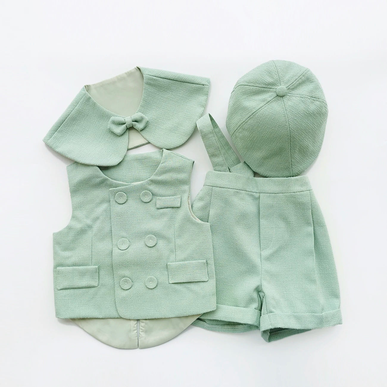 Spring Kids Gentleman Suit, Baby Boy & Girl Festival Birthday Party Clothing Set