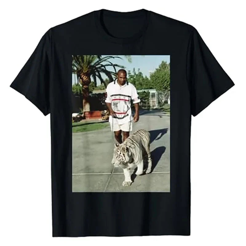 Mike Boxing Legend Vintage T-Shirt Retro Graphic Short Sleeve Tee