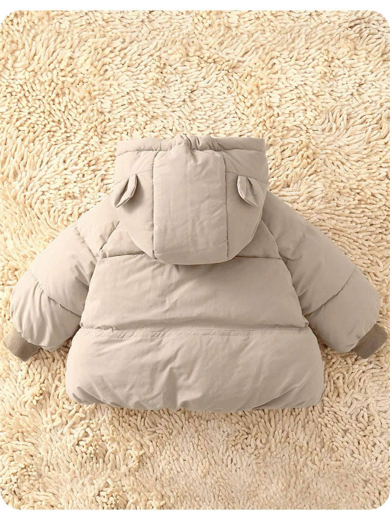 Baby Coat, Winter Down Jacket, Hooded Cotton Parkas for Kids