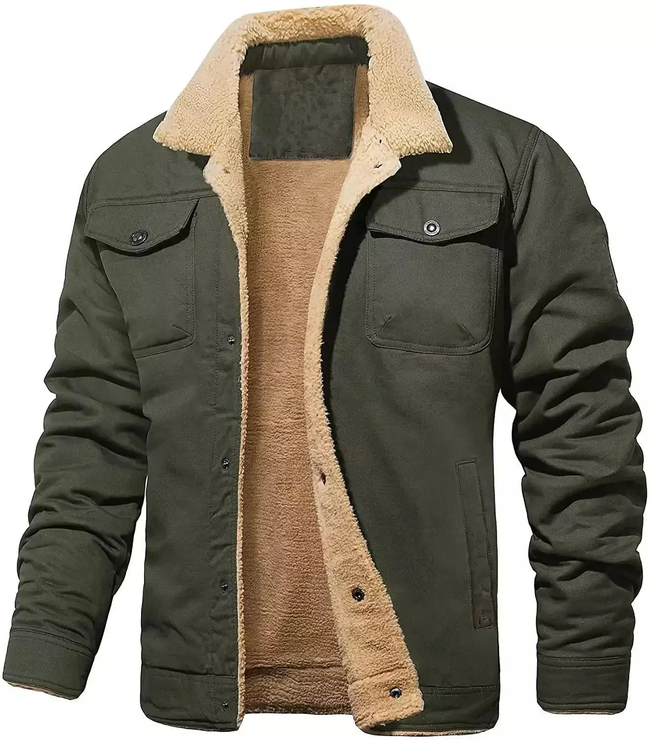 2024 Customizable Pleated Collar Jacket Coat