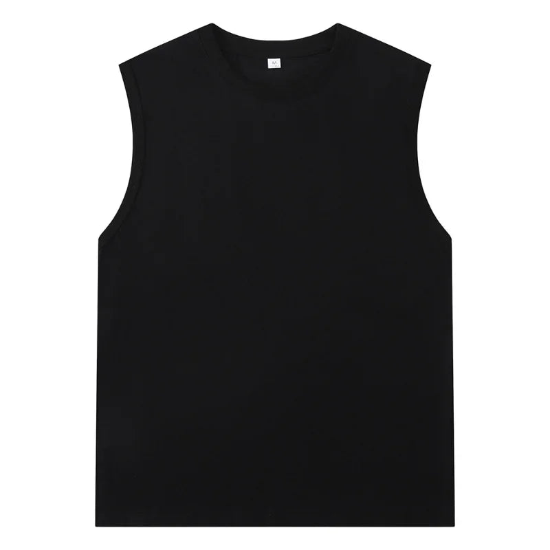 MRMT 180g Cotton Sleeveless T-Shirt Men's Athleisure Fitness Vest