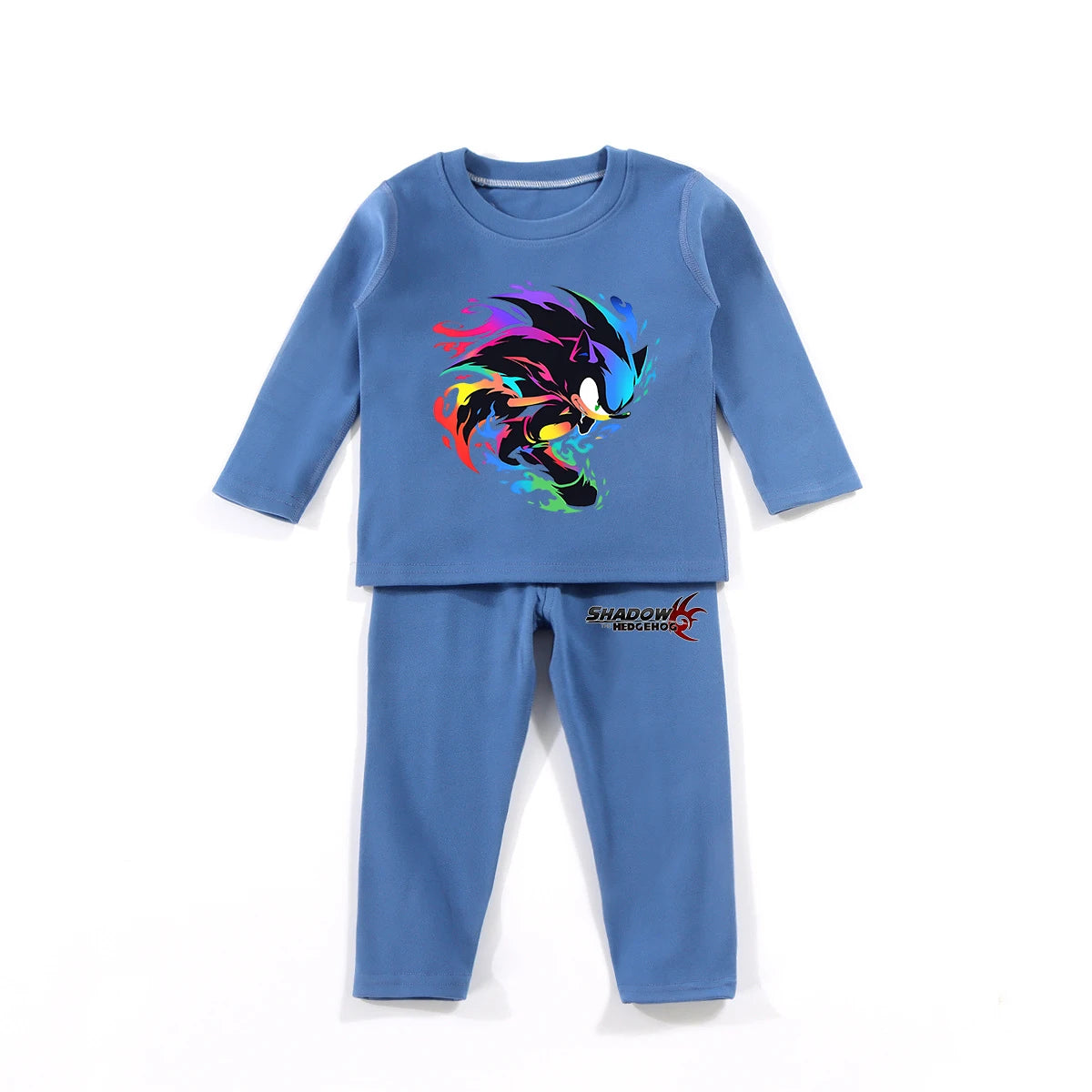 Kids Sonic Pajama Set, Shadow The Hedgehog Winter Sleepwear