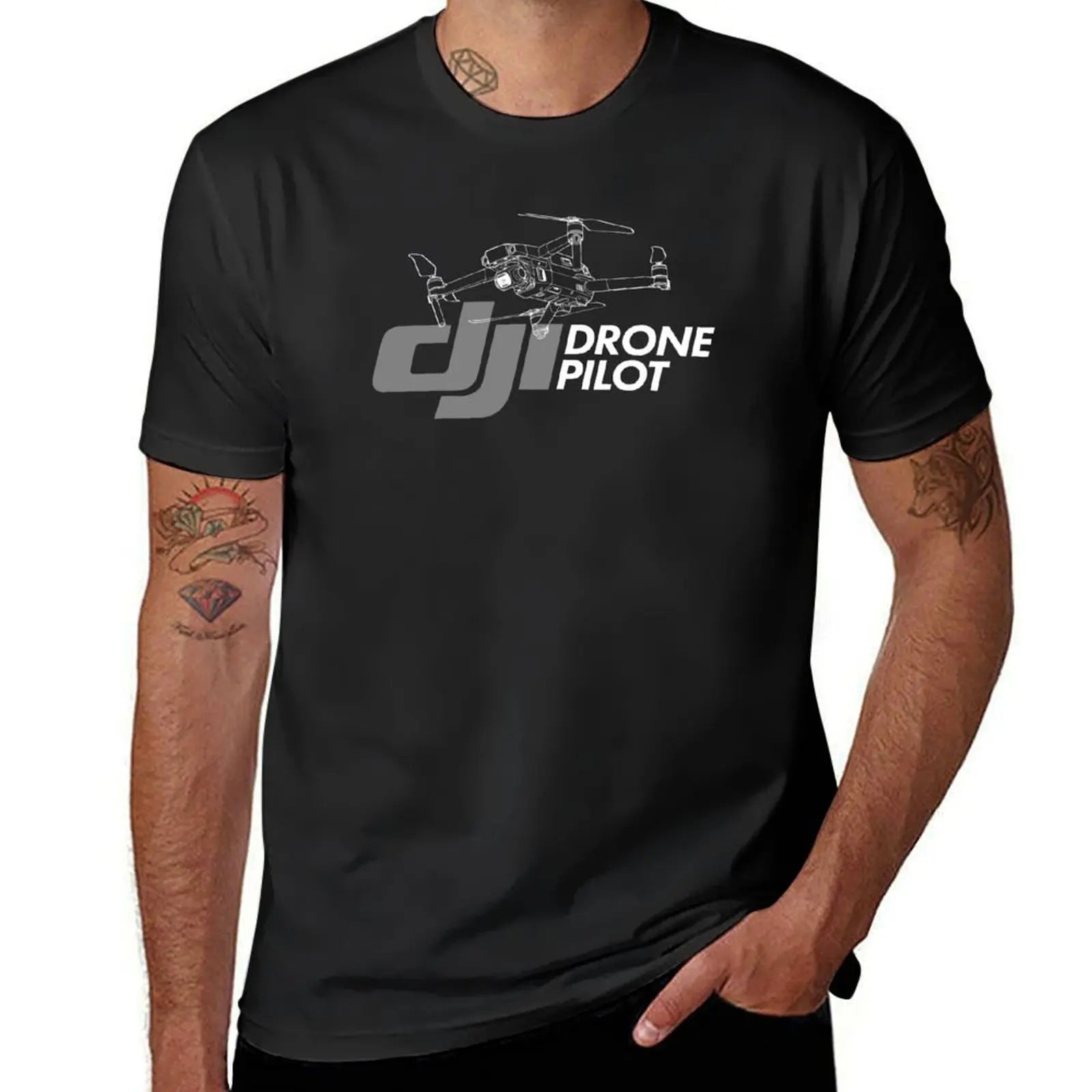 Drone Pilot Anime T-Shirt New Edition Men's Tee